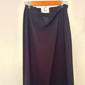 Elegant Black Long Skirt